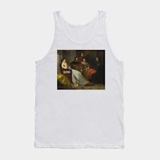 After Dinner Conversation by Adolphe Monticelli Tank Top